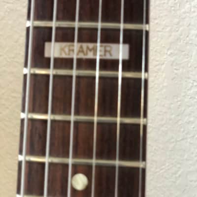 Kramer  American Baretta 1988 RARE factory finish Blue sunburst image 4