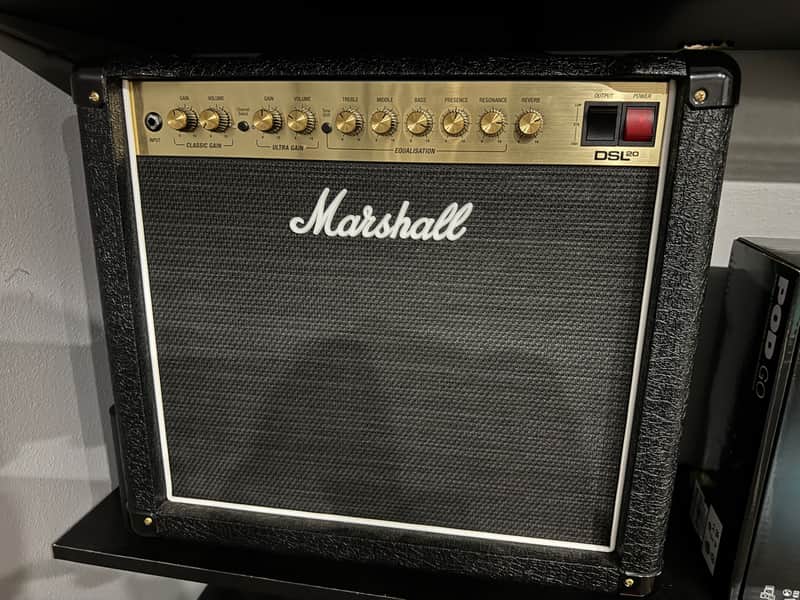 Marshall DSL20CR 2-Channel 20-Watt 1x12" Guitar Combo 2018 - Present - Black image 1