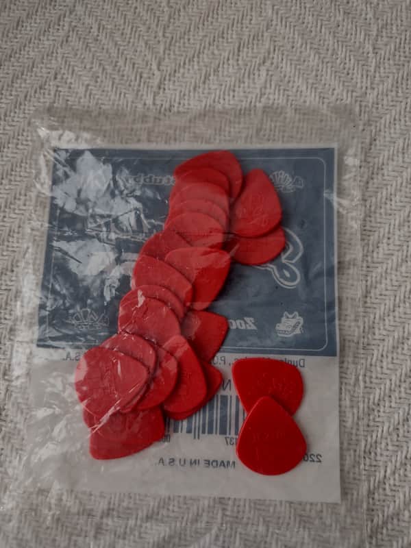 Dunlop 47R2N Nylon Jazz Guitar Picks (24-Pack) image 1