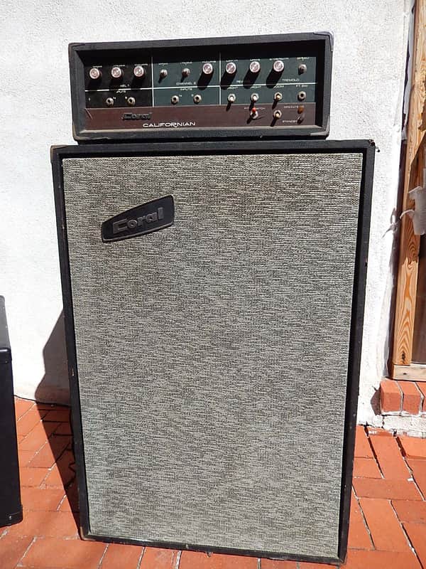 Very Rare Coral Californian Tube Amplifier image 1