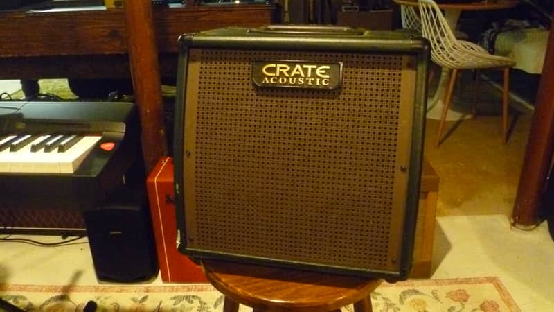 Crate Cimarron CA15 12-Watt 1x8" Acoustic Guitar Combo 2000s - Green image 1