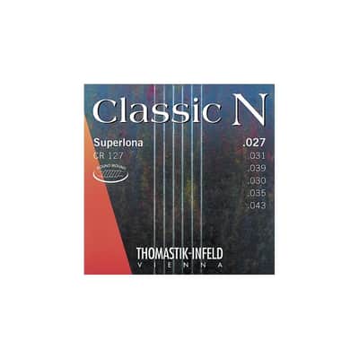 Thomastik-Infeld CR127 Classic N Superlona Plain Nylon Acoustic Guitar Strings - Light (.27 - .43)