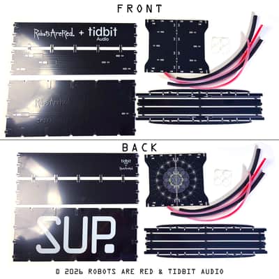 Tidbit Audio Skiff Under Pressure "SUP" - 60hp DIY PCB Eurorack Case 2026 - Black image 4