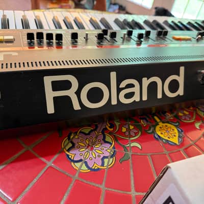 Roland Juno 60 Legendary PolySynth WITH Kenton Pro DCB to MIDI Converter 1982 image 11