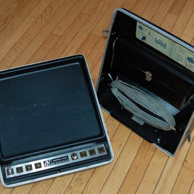 Vintage '60s Ampli-Vox Roving Rostrum Portable Amplifier & Astatic Mic image 1