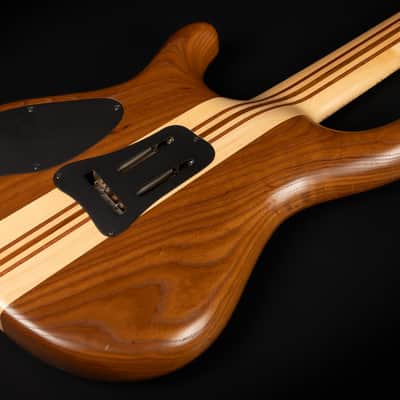 2014 Mayones Regius Pro 7 Claro Walnut | Custom 7-String Swamp Ash Body Neck Thru Birdseye Maple Fretboard DiMarzio Pickups Floyd Rose Tremolo Coil Split | CoA OHSC image 13