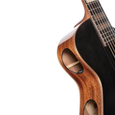 CORT MODERNBLACK Masterpiece Series Dual Side Soundhole Acoustic/Electric Guitar image 5
