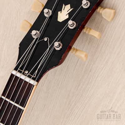 1962 Gibson ES-335 TDC Vintage Semi-Hollow Guitar Cherry w/ Bigsby, Pat # Pickups, Lifton Case image 4