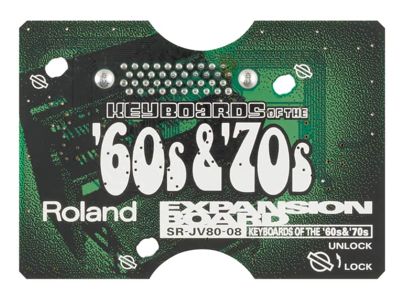 [美品] Roland XP-60 SR-JV80-08 60s&70s他おまけ Roland SR-JV80-08 Keyboards Of The '60s & '70s Expansion Board