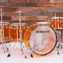 Ludwig L8264 Lx47 Vistalite John Bonham 5 Piece Zep Drum Kit With 402, Amber