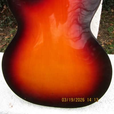 Guild T-100 D Guitar, 1965, Hoboken, N.J., Case image 11