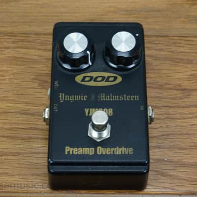 DOD YJM308 Yngwie J. Malmsteen Preamp Overdrive - Black image 2
