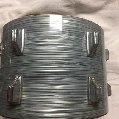 Rogers Holiday 13”x 9” Tom 1960’s - Steel Grey Ripple image 2