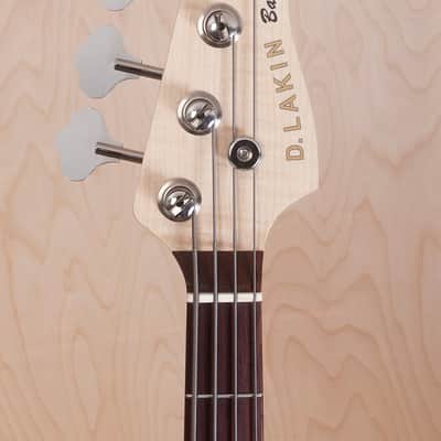 D. Lakin Basses 6034 (J Bass) 2020 Ocean Turquoise image 2
