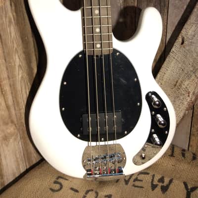 Sterling Sub Ray 4 String Bass  White image 2