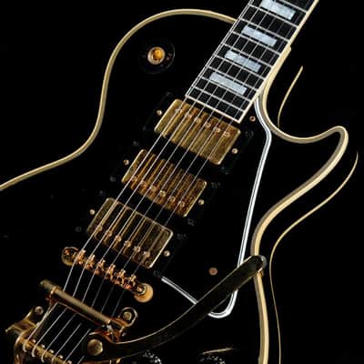 Gibson Custom Shop Murphy Lab 1957 Les Paul Custom Reissue 3PU Bigsby Light Aged Ebony [751333] (08/12) image 5