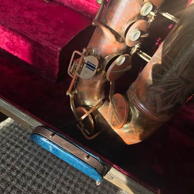 Benetone Tenor Saxophone w/ Original Case Serviced 1950s 1960s image 8