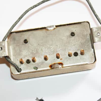 Vintage 1974 Gibson les Paul Custom Patent Number T Top Humbucker Pickup ES SG 1970's image 5