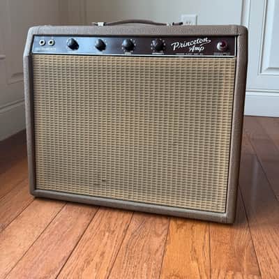 1963 Fender Princeton 6G2 Brownface Guitar Amp image 1