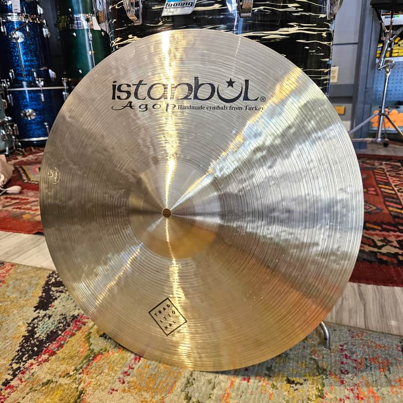 Istanbul Agop 20" Traditional Crash Ride Cymbal 1830g image 1