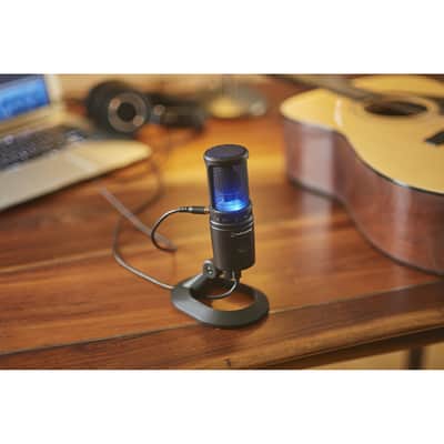 Audio-Technica AT2020USB-X Cardioid Condenser USB Microphone for Content Creators, Black image 9