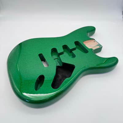 HooDoo Stratocaster Body Alder Sparkle Green hsb6418 image 1