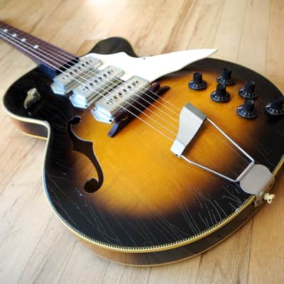 1960s Truetone Swingmaster by Kay K673 Vintage Electric Guitar Barney Kessel image 13