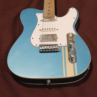 Franchin Mars Nashville HSS - Racing Stripe / Lake Placid Blue image 4