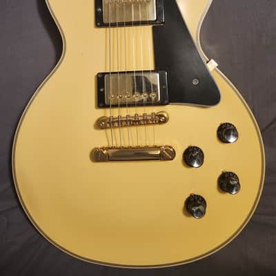 1990 Gibson Les Paul Custom Alpine White Pre Historic Reissue 1990 - White alpine image 4