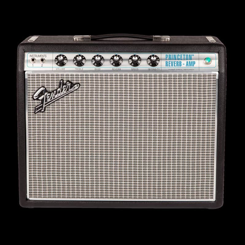 Fender ’68 Custom Princeton Reverb 1x10" 12-Watt 6V6 Tube Guitar Amp Combo image 1