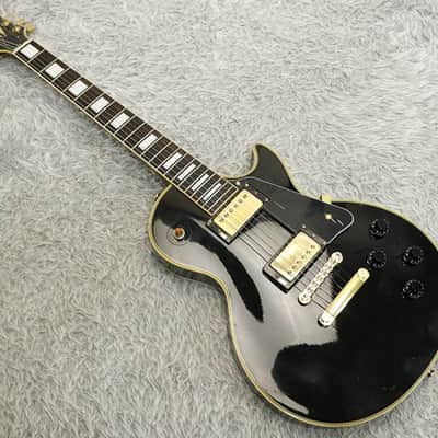 1990's Fernandes Burny RLC-70 LP Custom Black ALL Mahogany body Made in Japan image 25