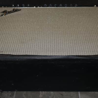 Fender Twin Reverb Amp Black Panel Guitar Tube Combo with cover + footswitch vintage 1966 image 22