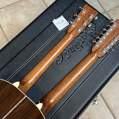 2025 CF Martin Grand J-28E DN Double Neck Acoustic-Electric Guitar Natural image 14