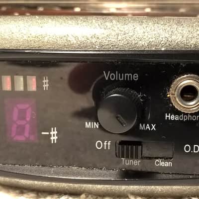 Peavey Rockmaster--Silver Sparkle; Built-In Tuner & Headphone Amp; Upgraded PU; Great Cond.; Gig Bag image 11