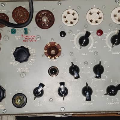 TV-7 D/U Military Tube Tester refurbished/calibrated May 2026 image 3