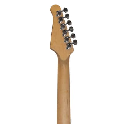 Sawtooth ET Series Electric Guitar, Sunburst with Aged White Pickguard image 7