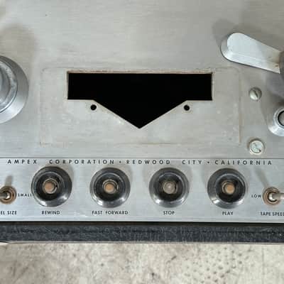 Ampex 350 / 351 Reel To Reel Transport Magnetic Tape Recorder w/ Original Case image 6