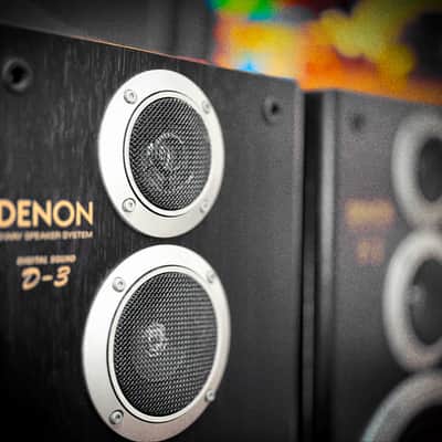 DENON D-3 (USC-3) 💥RaRe💥 Collector's Vintage Stereo Bookshelf Speakers image 1