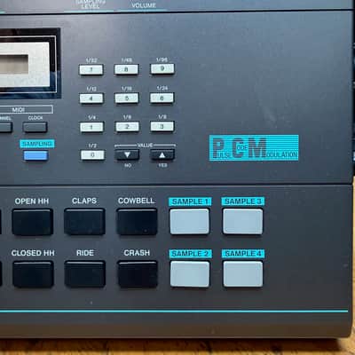 Casio RZ1 Vintage Drum Machine & Sampler 1980s - Black image 6