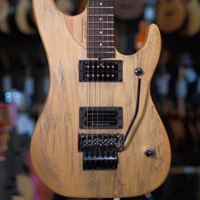Washburn N24 Nuno Bettencourt Vintage Electric Guitar, Natural Matte image 2