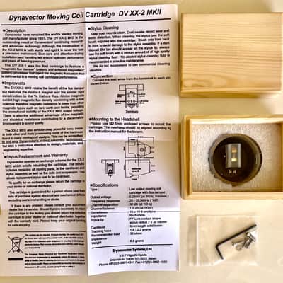 Dynavector DV XX2 MKII MC Moving Coil Phono Cartridge with flux damper, PCOCC coil, Alinco-5 magnet, PF Line contact Stylus on Boron Cantilever image 6
