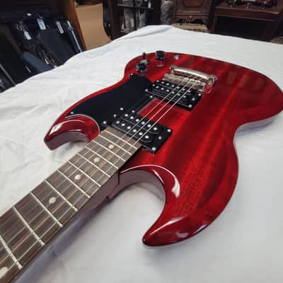 Epiphone SG Special Electric Guitar in Cherry Red W/ Hardshell Case image 2