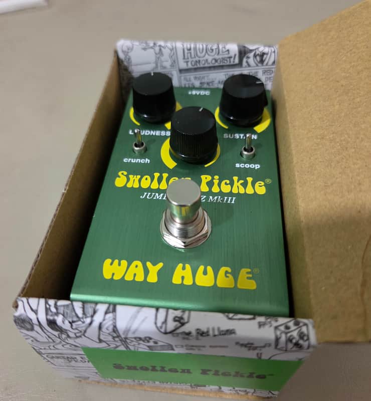 Way Huge Swollen Pickle MkIII Jumbo Fuzz 2016 - 2021 - Green image 1
