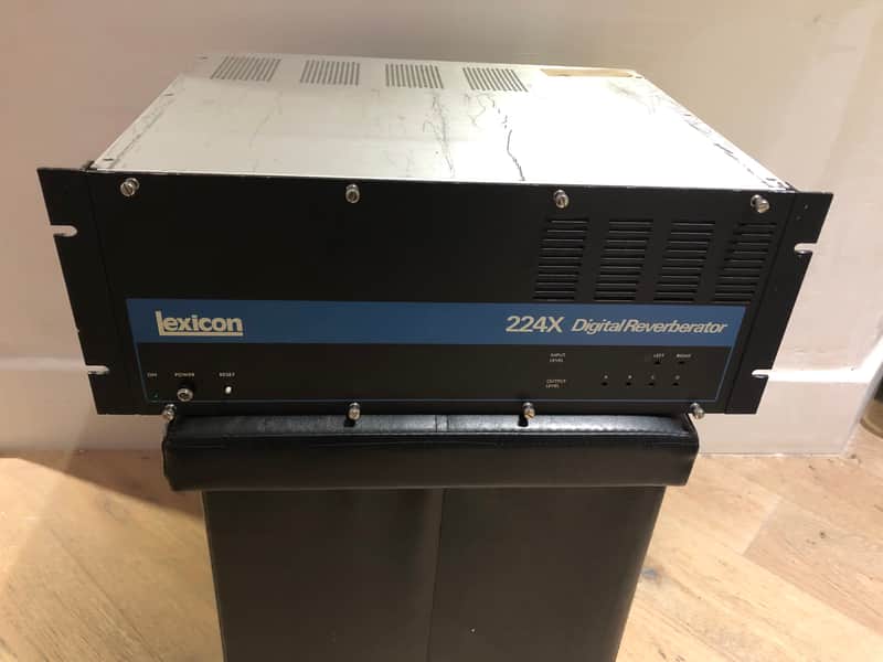 Lexicon 224XL Digital Reverberator with LARC Remote 1980s - Black / White Remote image 1