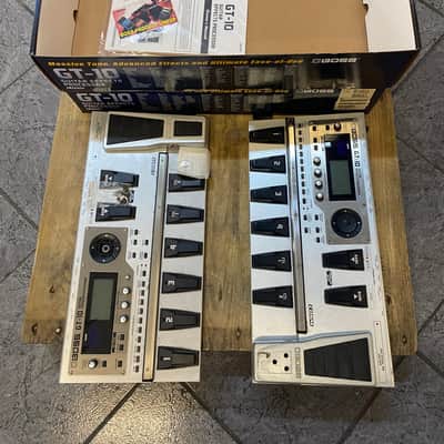 (2 Pieces) Boss GT-10 Guitar Effects Processor 2008 - 2012 - Silver (NON-FUCTIONING FOR PARTS) image 1
