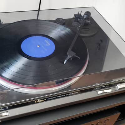 Technics SL-BD20  Turntable 1990 Black with Ortofon OM 10 cartridge/stylus image 5