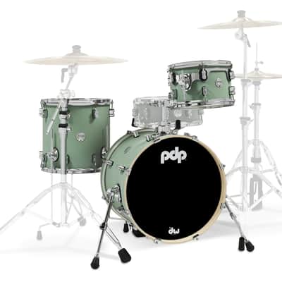 PDP Concept Classic 3-Piece Bop 18/12/14 Drum Shell Pack - Seafoam - PDCM18BPSF image 1