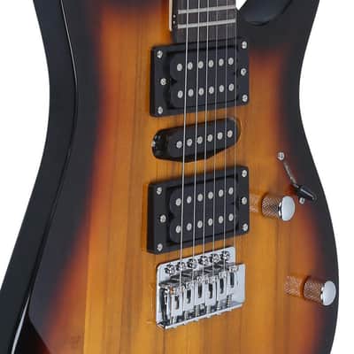 Complete Electric Guitar Starter Kit – Right-Handed HSH 6-String w/ 20W Amp, Tremolo Arm, Bag & Accessories image 3