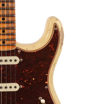 Fender Custom Shop 1956 Stratocaster Heavy Relic Guitar - Aged Vintage White - CHUCKSCLUSIVE - #R125401 image 8