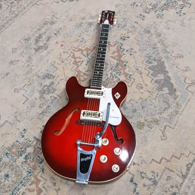 Harmony Rocket Semi-Hollow Body Guitar - 1960s image 2